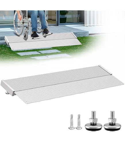 Amazon.com: Aluminum Threshold Ramp,12 Inch Portable Self